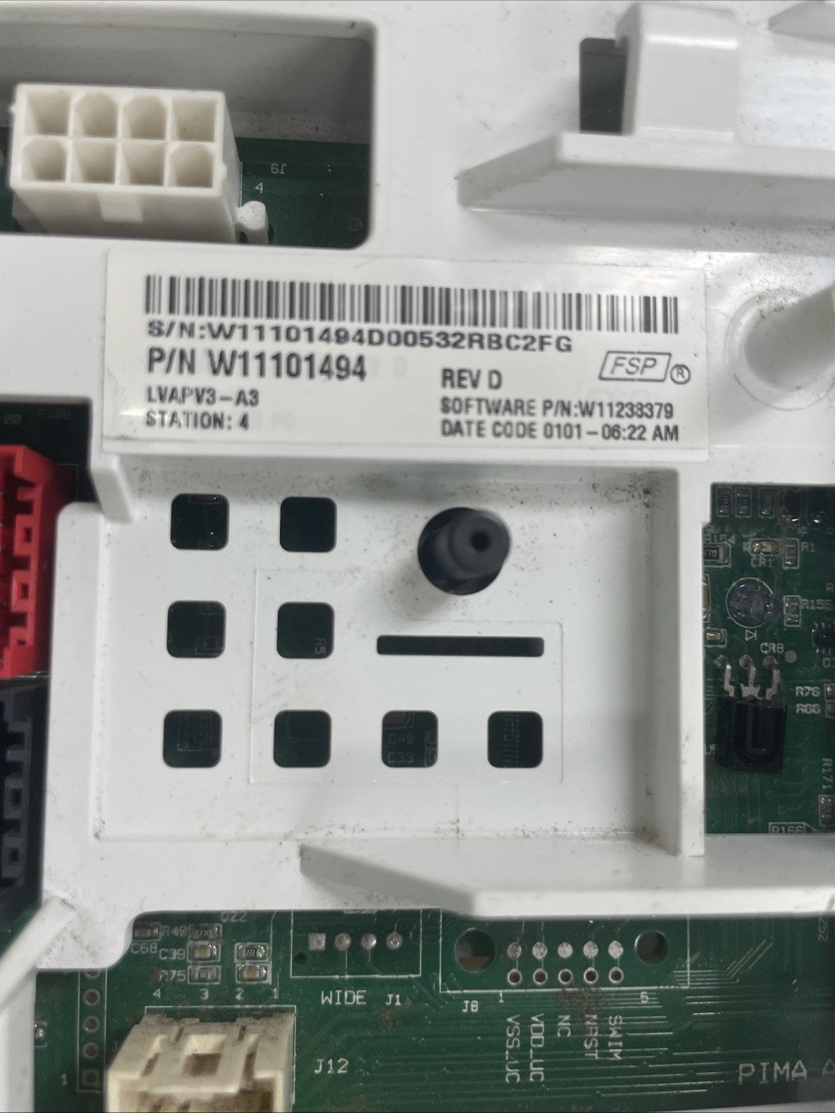Whirlpool Washer Control W11101494 -BA12