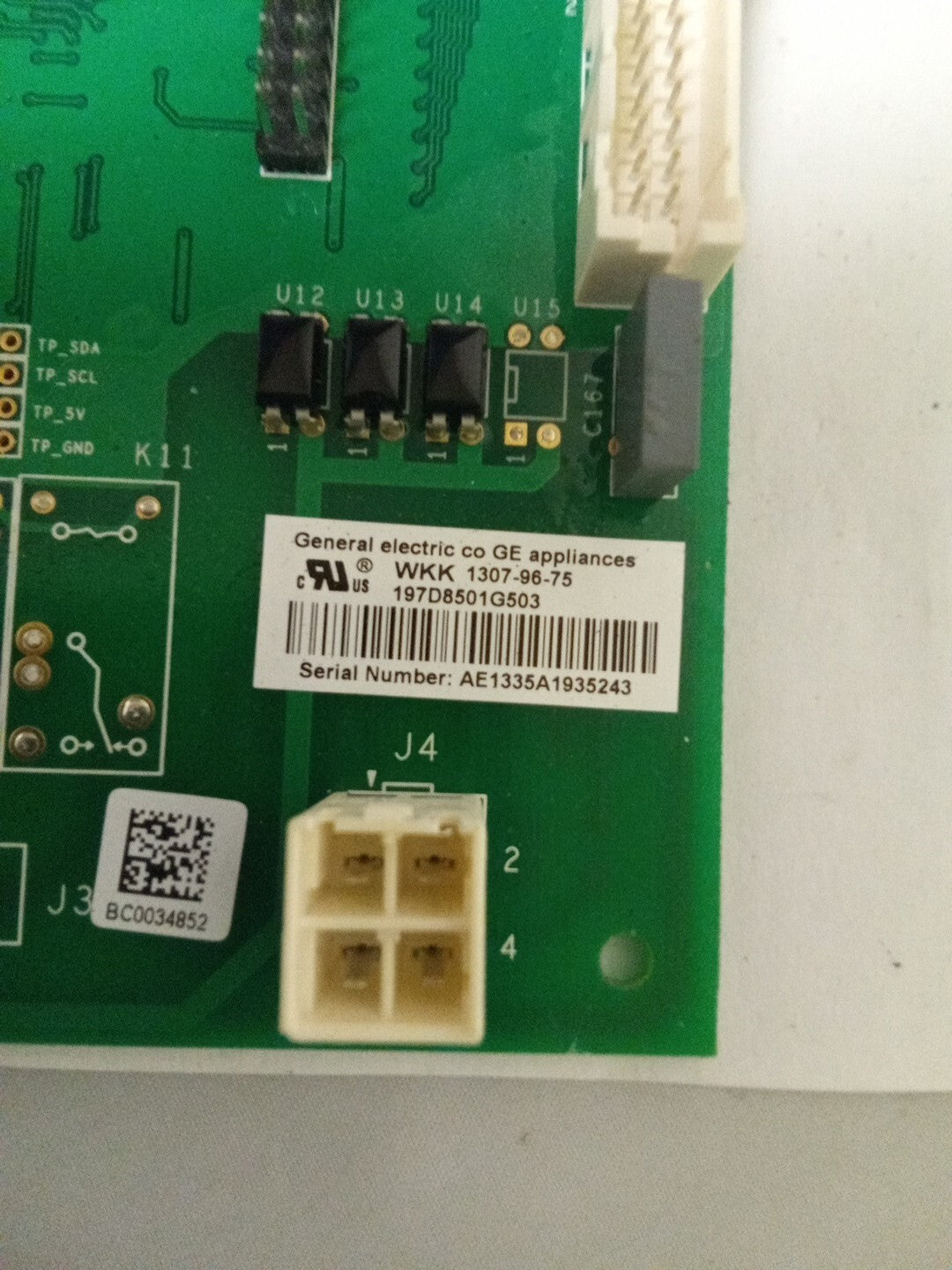 GE Refrigerator Control Board 197D8501G503  AMK-97