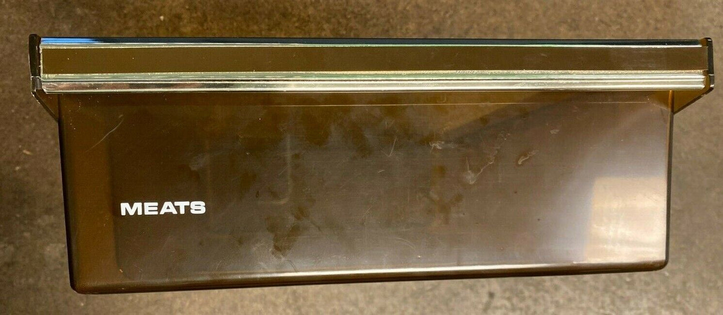 HOTPOINT Refrigerator CTX18EJB Brown Translucent Crisper Meat Drawer Used TM5