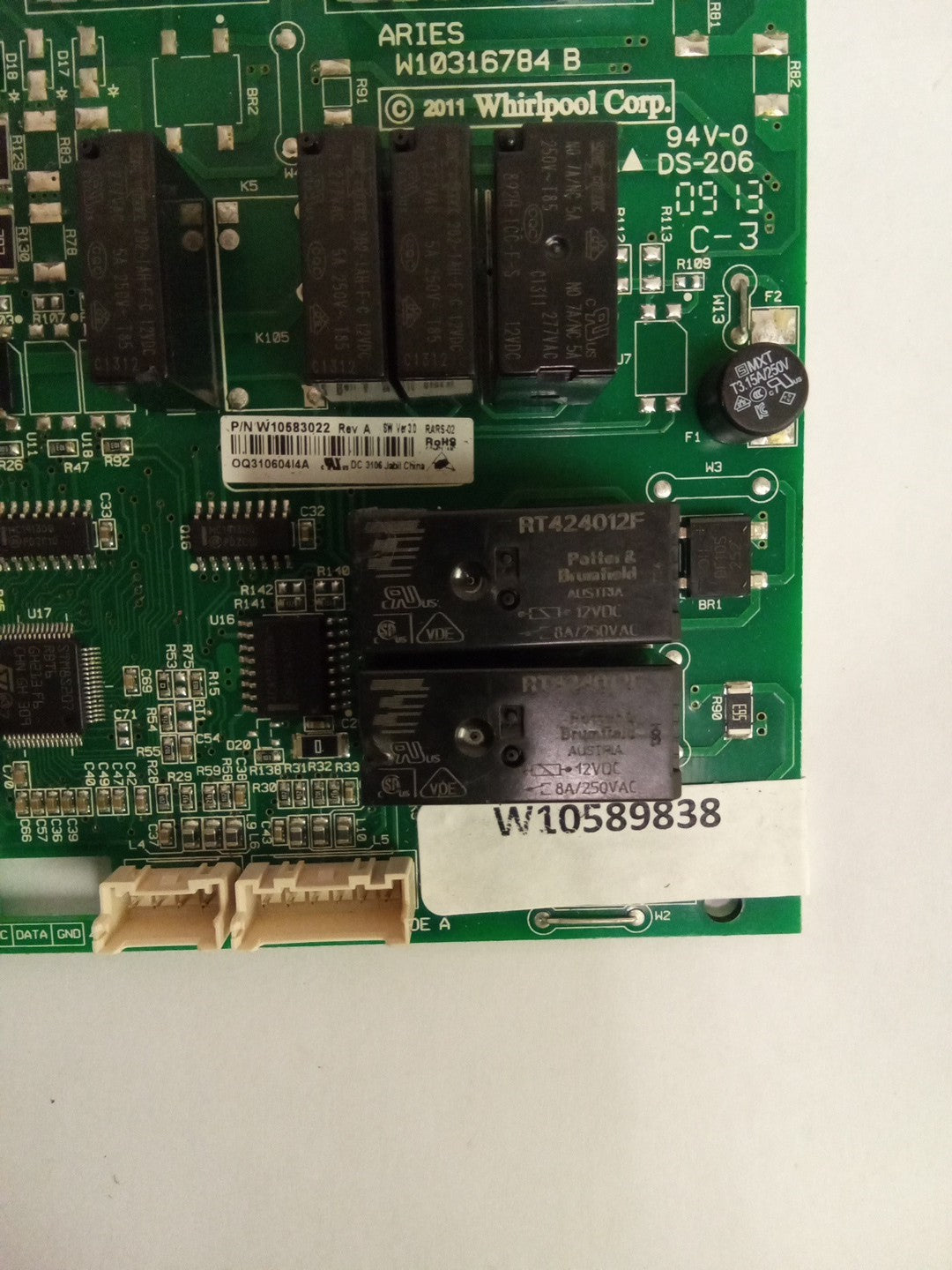 Whirlpool Refrigerator Board W10583022 AMK-755