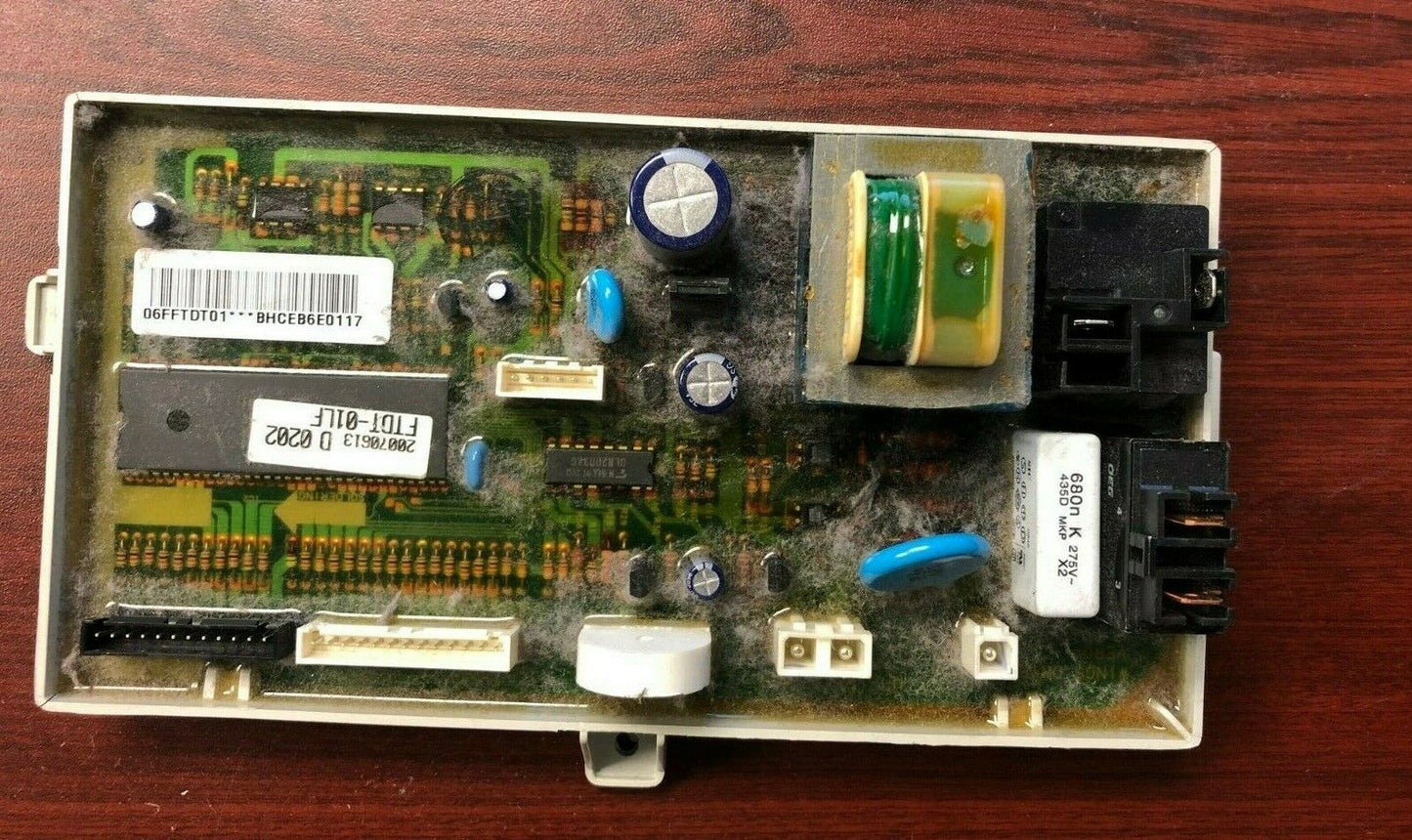 Samsung Dryer Main Control Board Part# dc61-01208       DC827