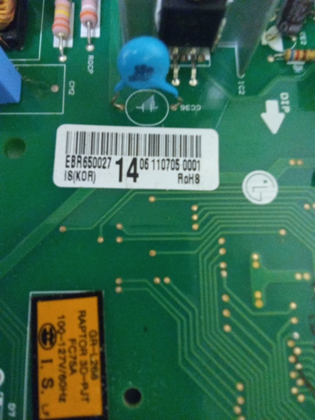LG Fridge Control Board EBR65002714 AMK-243