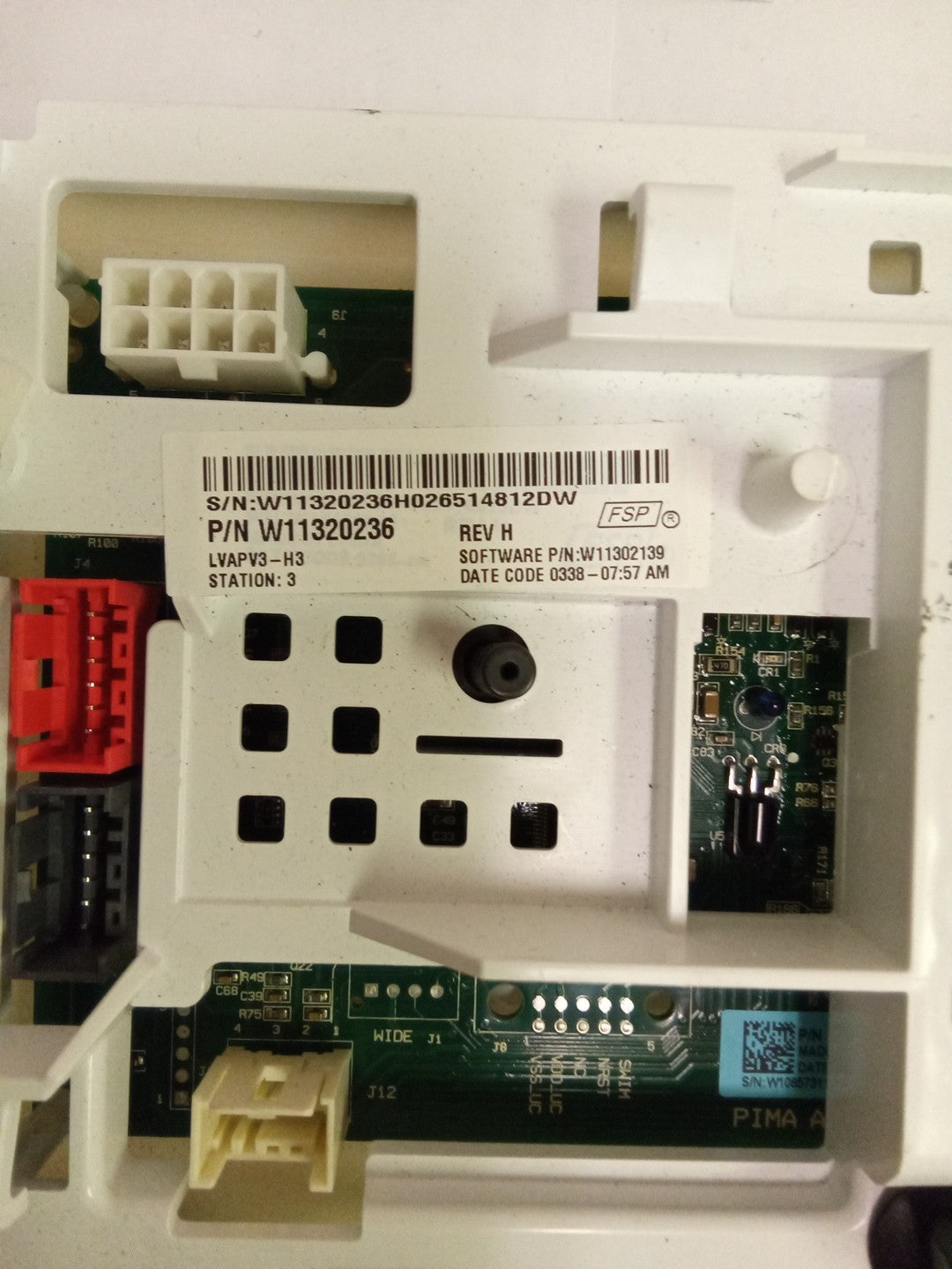 Whirpool Washer Control Board W11320236 AMK-744