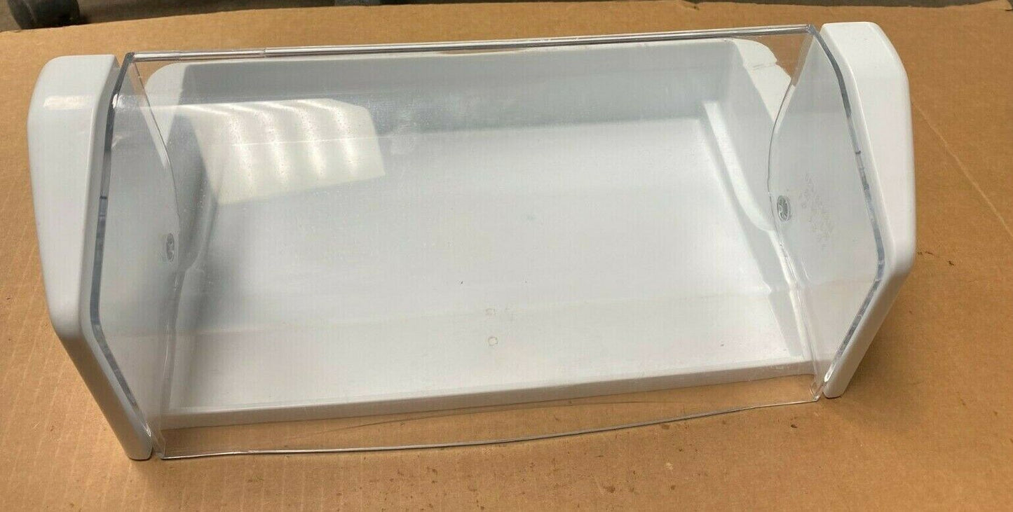 LG Refrigerator Dairy Bin MAN381429-2 White Used LGR60