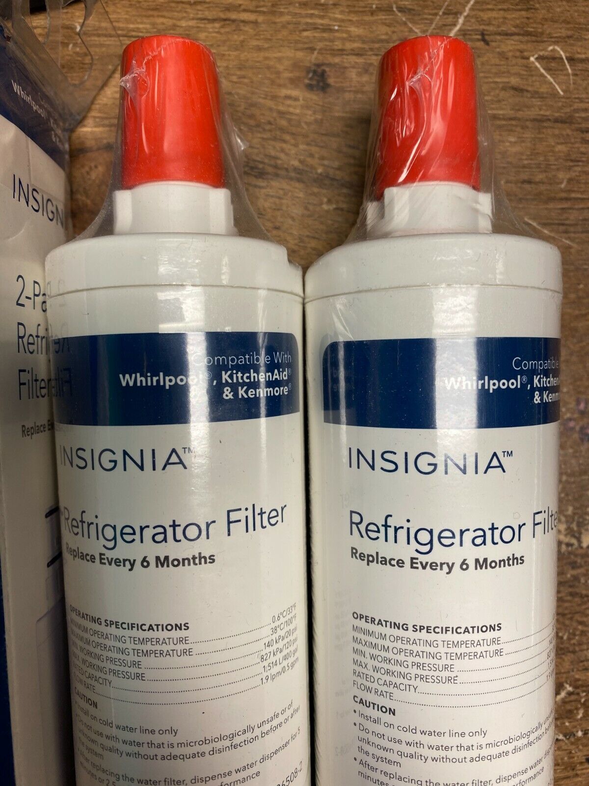 Insignia Refrigerator Water Filters (2 filters) NS-4396508-2 Sealed New SH389