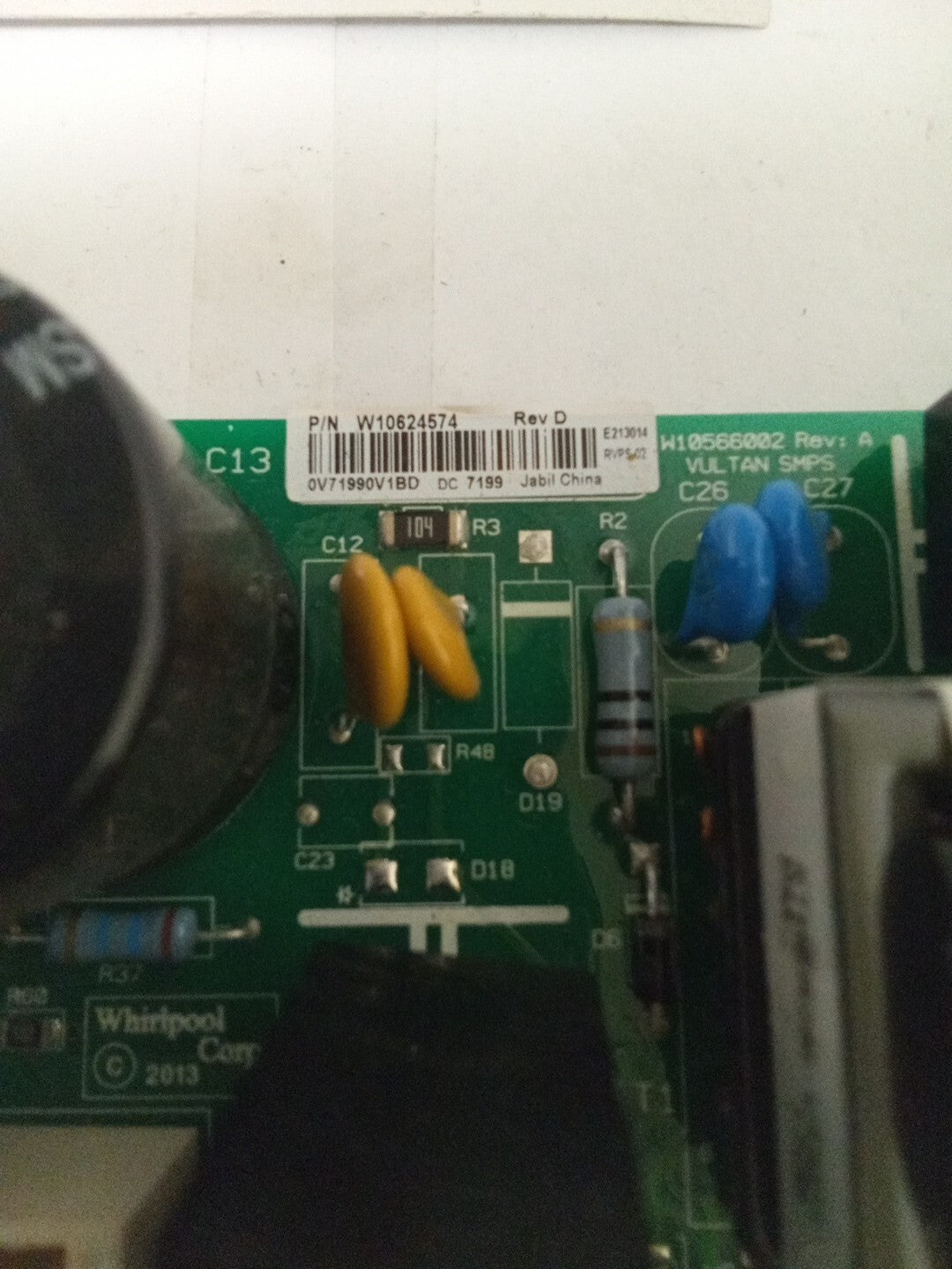 Whirlpool Fridge Control W10624574 AMK-21