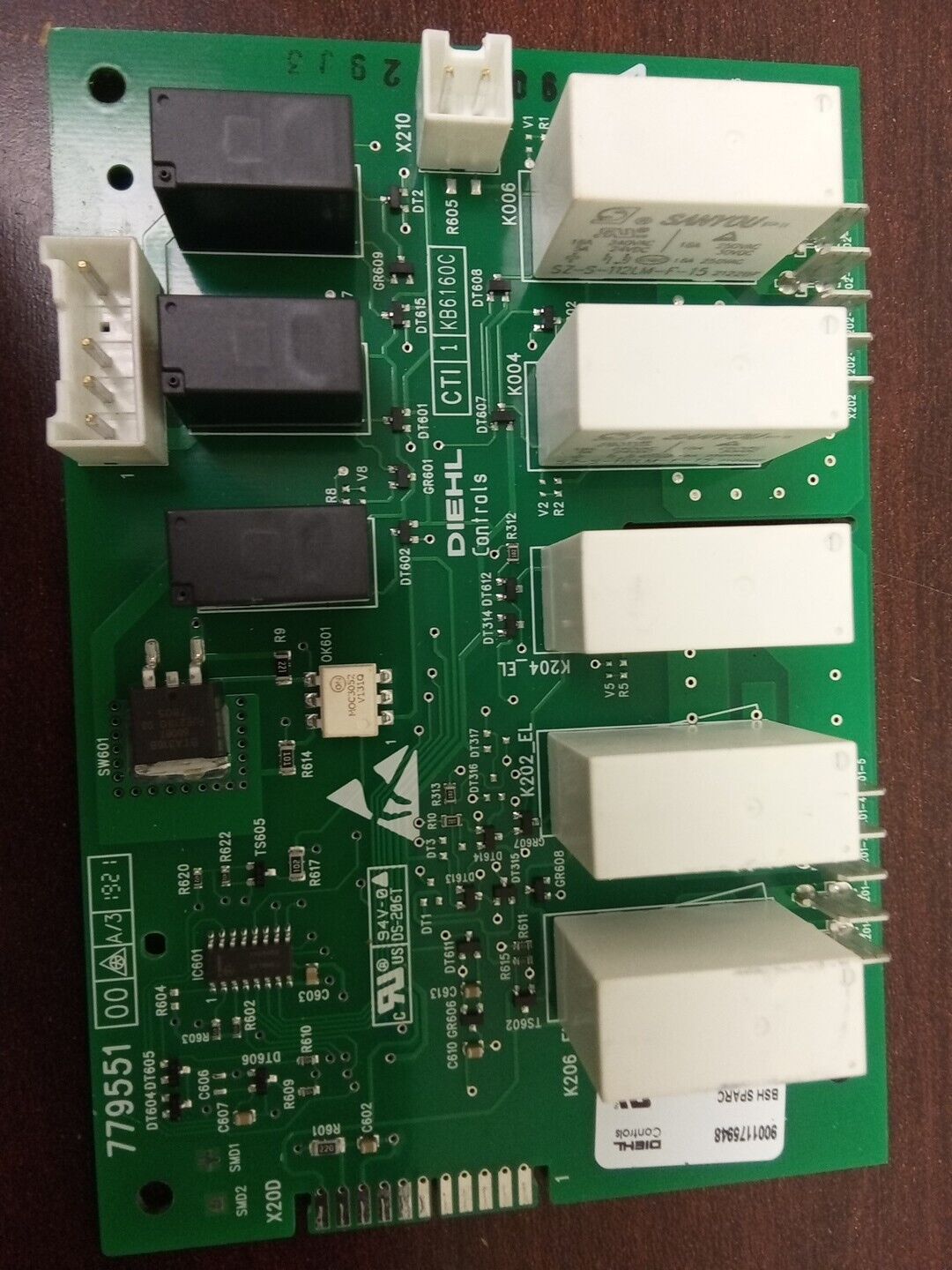 Thermador  Double  Oven Relay Board P# 9001175948  Sea196