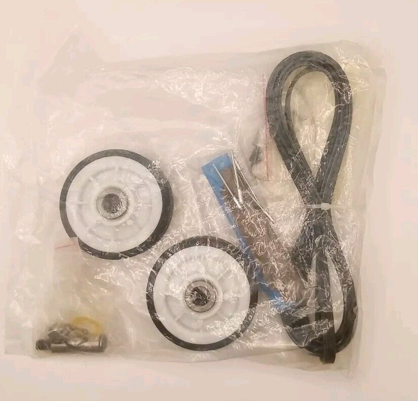 LDE4910ACW Maytag Dryer Rollers Shafts Belt Pulley Slides Kit SEA491 DR100