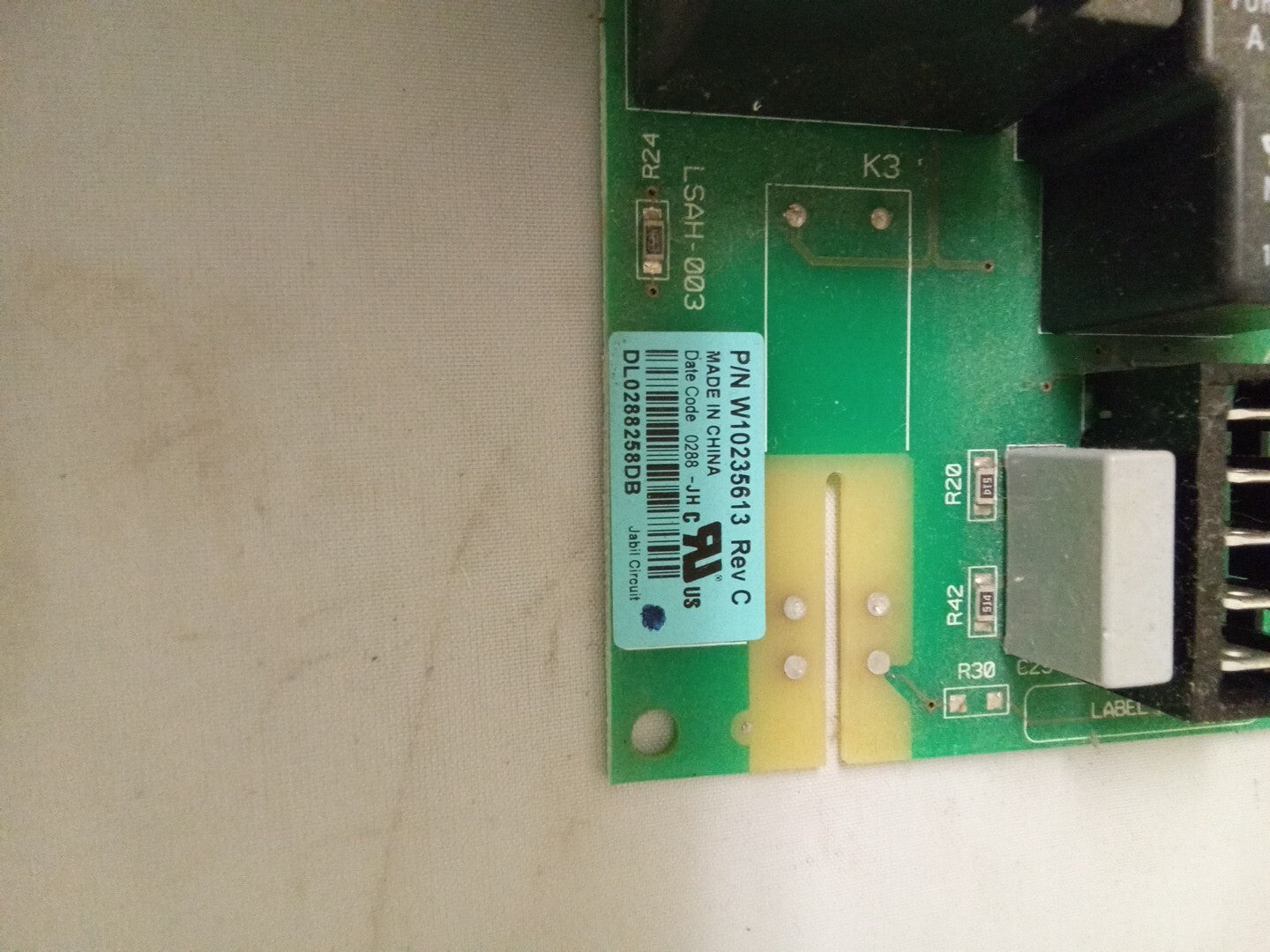 Whirlpool Dryer Control Board  W10235613 AK-486