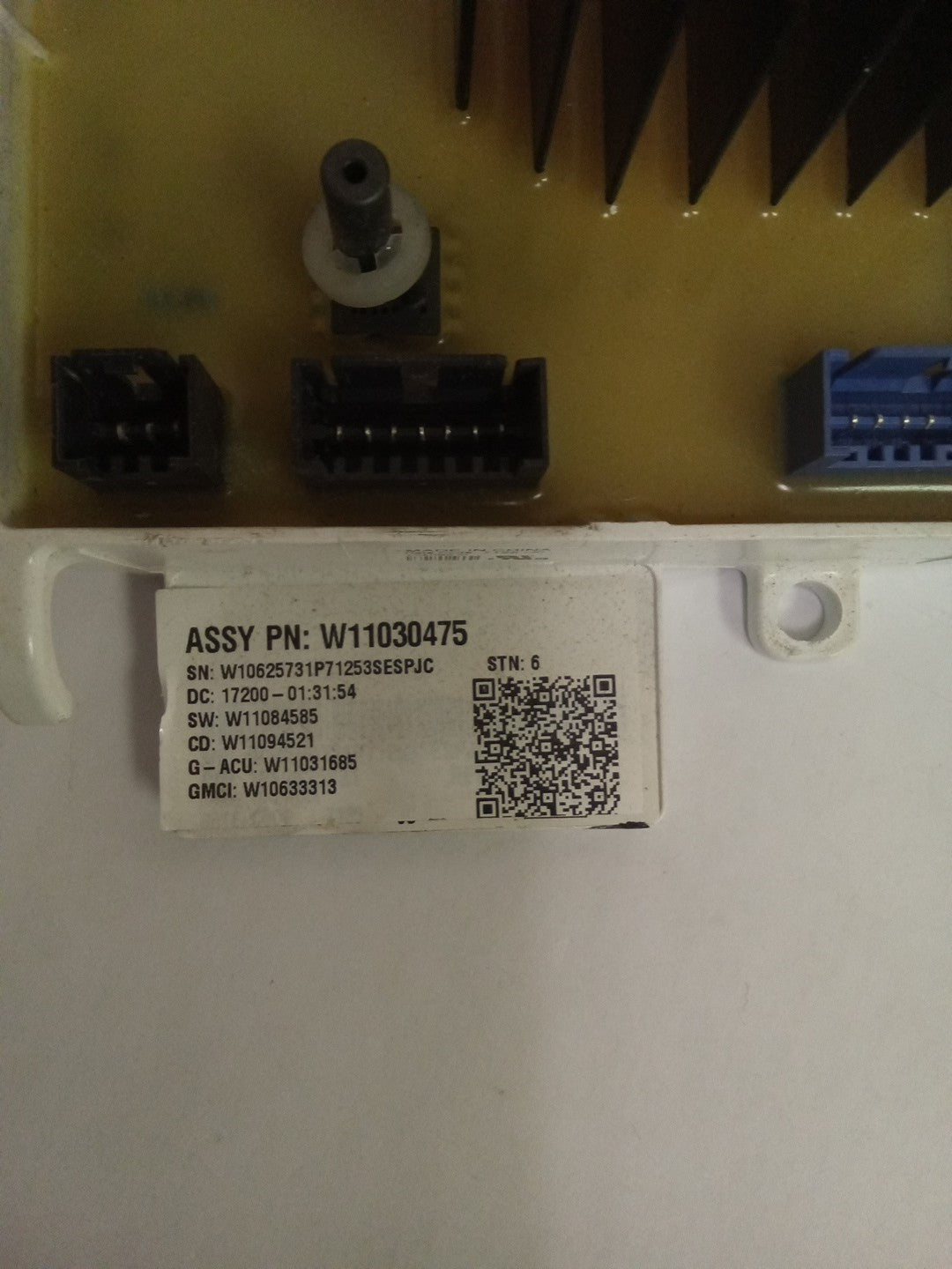Whirlpool Washer Control Board W11030475 AMK-710