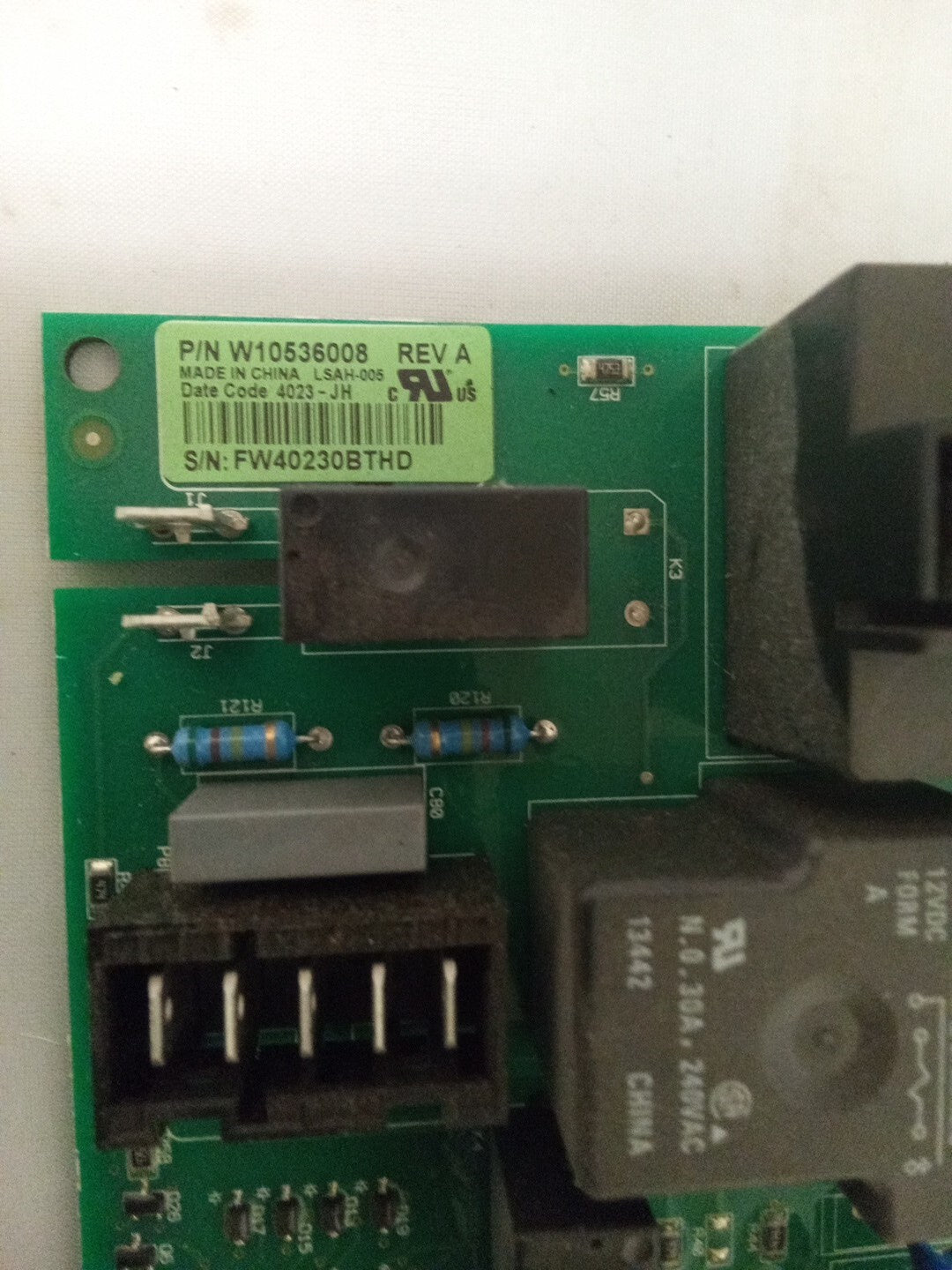 Genuine Whirlpool Dryer Control Board W10536008 AK-416