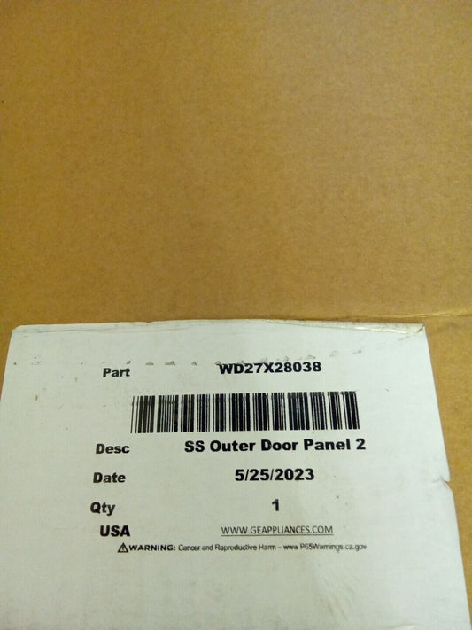 SS Outer Service Door Panel  WD27x28038 AK-246