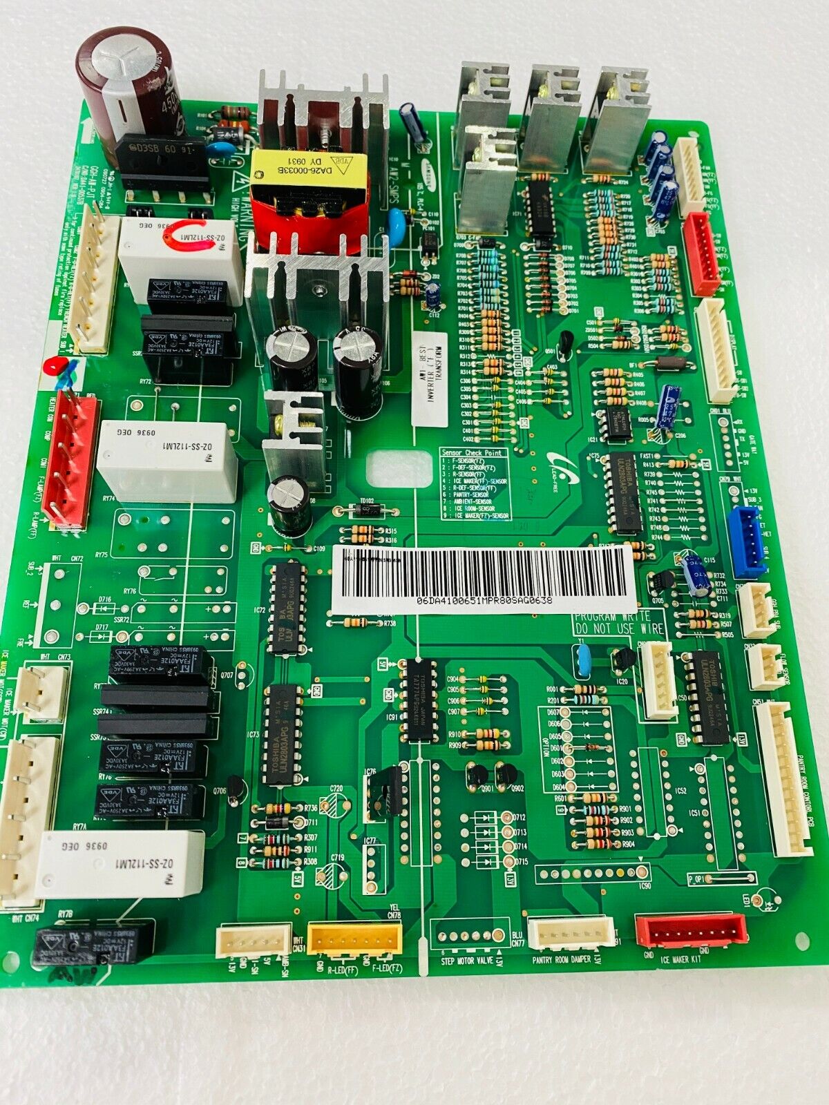 Samsung DA41-00651M Refrigerator Control Board Fits Model RF267AEWP Used APP582