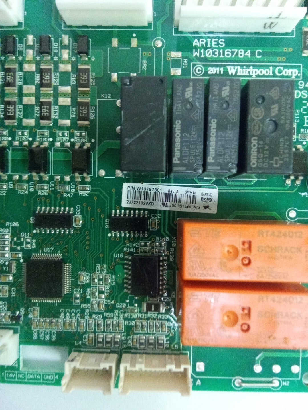 Whirlpool Refrigerator Control Board W10797301 AK-715