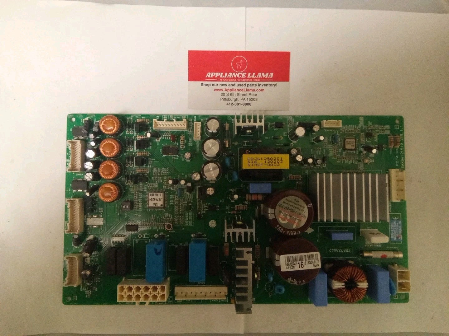 LG Refrigerator Control Board - Part Number EBR73304216 AMK-418