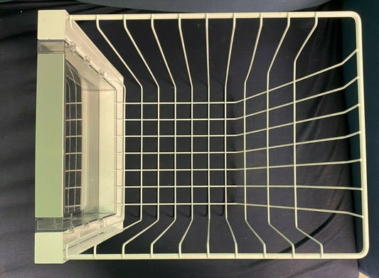 White Metal Wire Freezer Storage Basket Used 2417413 SH132