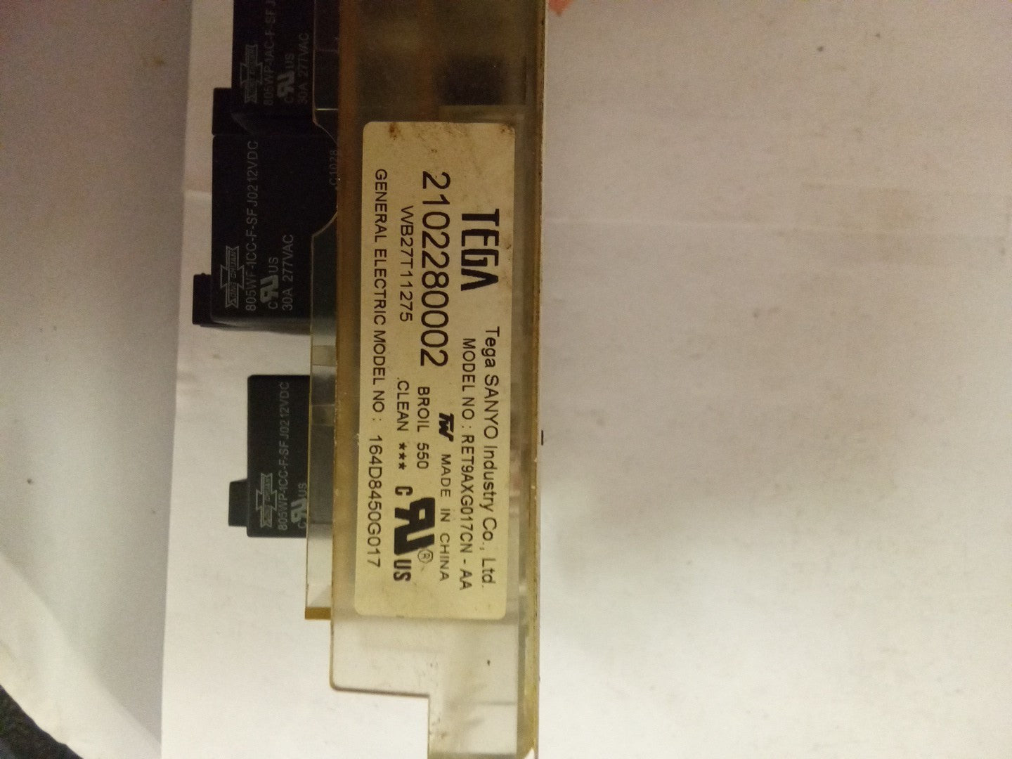 GE 164D8450G017 Oven Control Board AMK-393