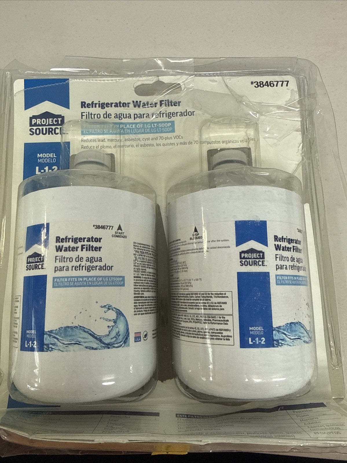 l-1-2 filter Project Source Fridge Filters BOX 2