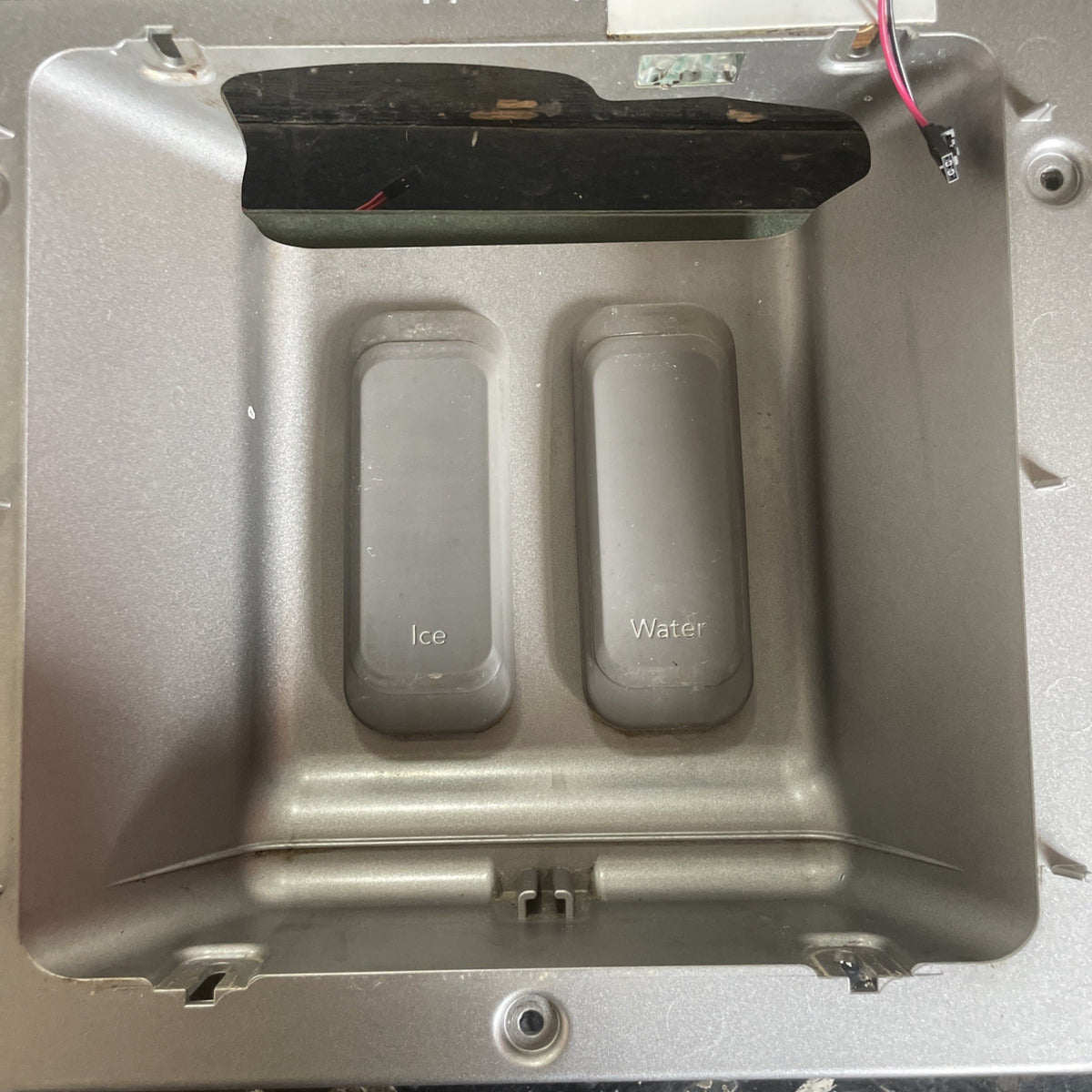 Genuine Whirlpool Dispenser Cover with Working Ice & Water Pads WPW10260622 BA27