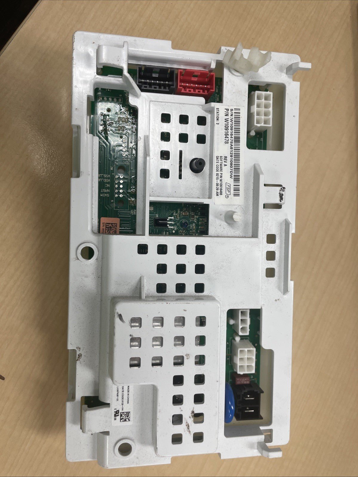 Washer Control W10916478 -BA15