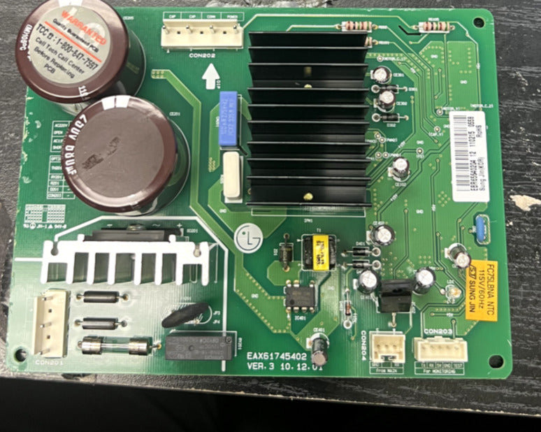 USED LG REFRIGERATOR CONTROL BOARD PART # EBR65640204 SCM552