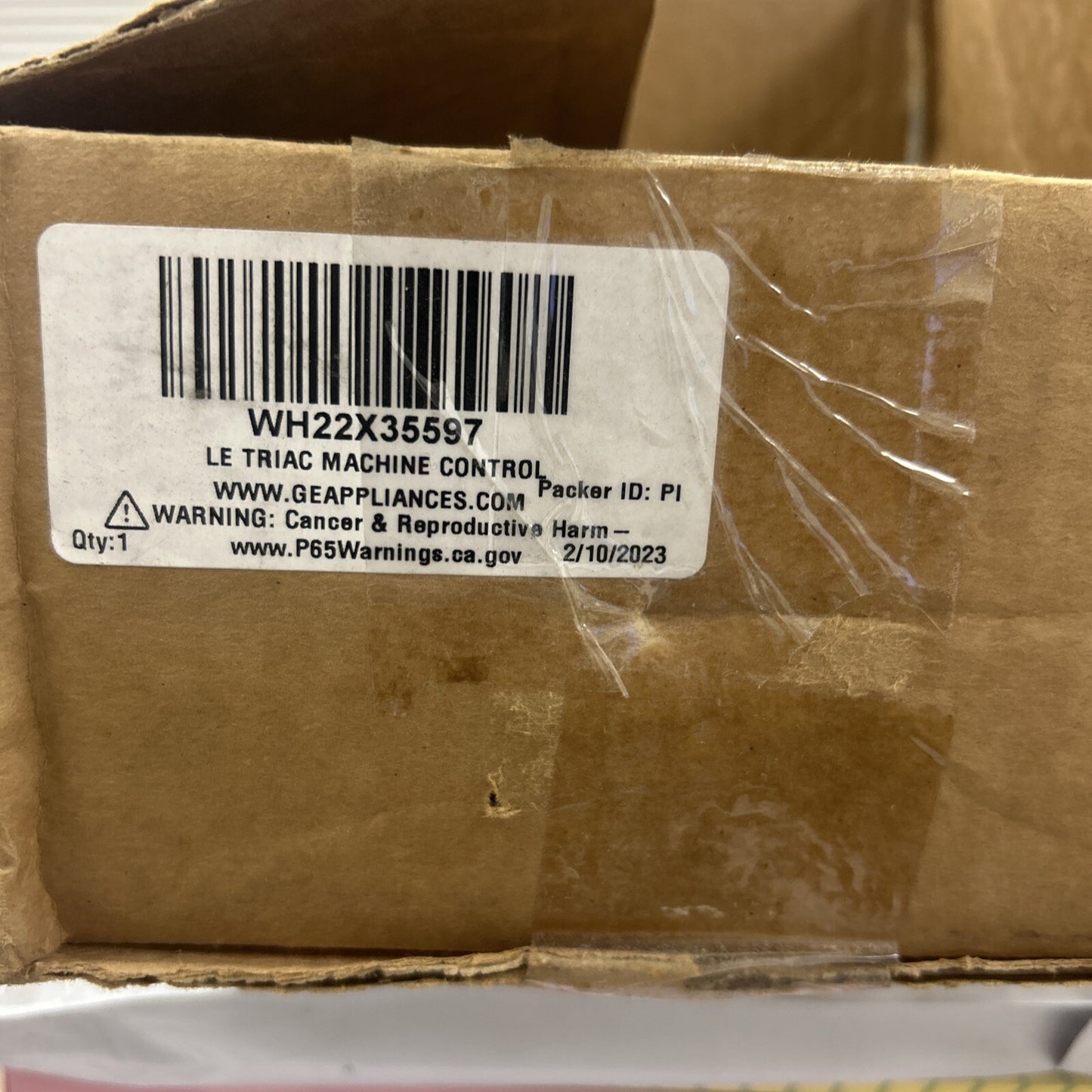 GE Washer Control Board WH22X35597 AK-549