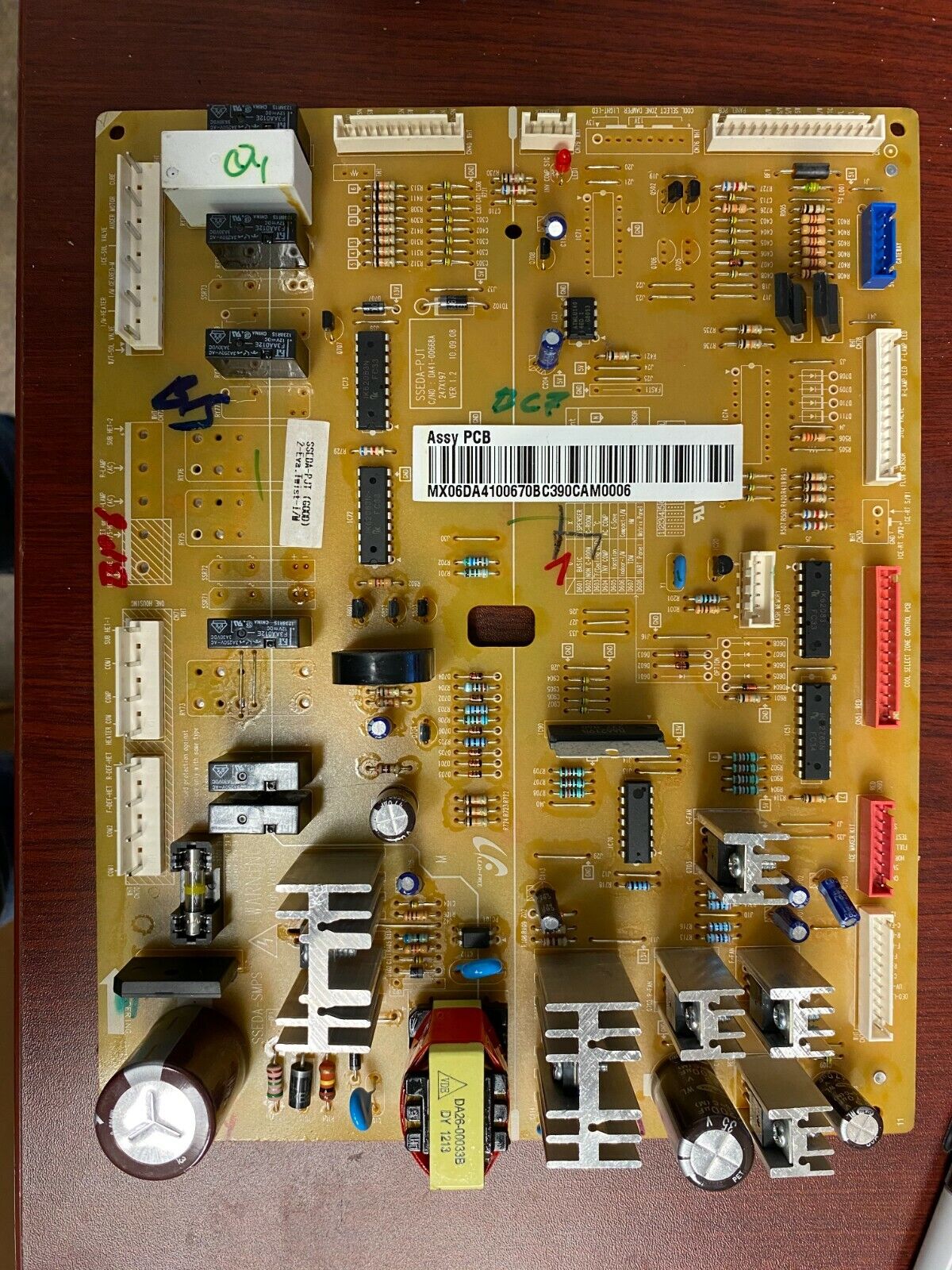 Samsung Refrigerator Control Board Part # DA41-00670B Used SH62