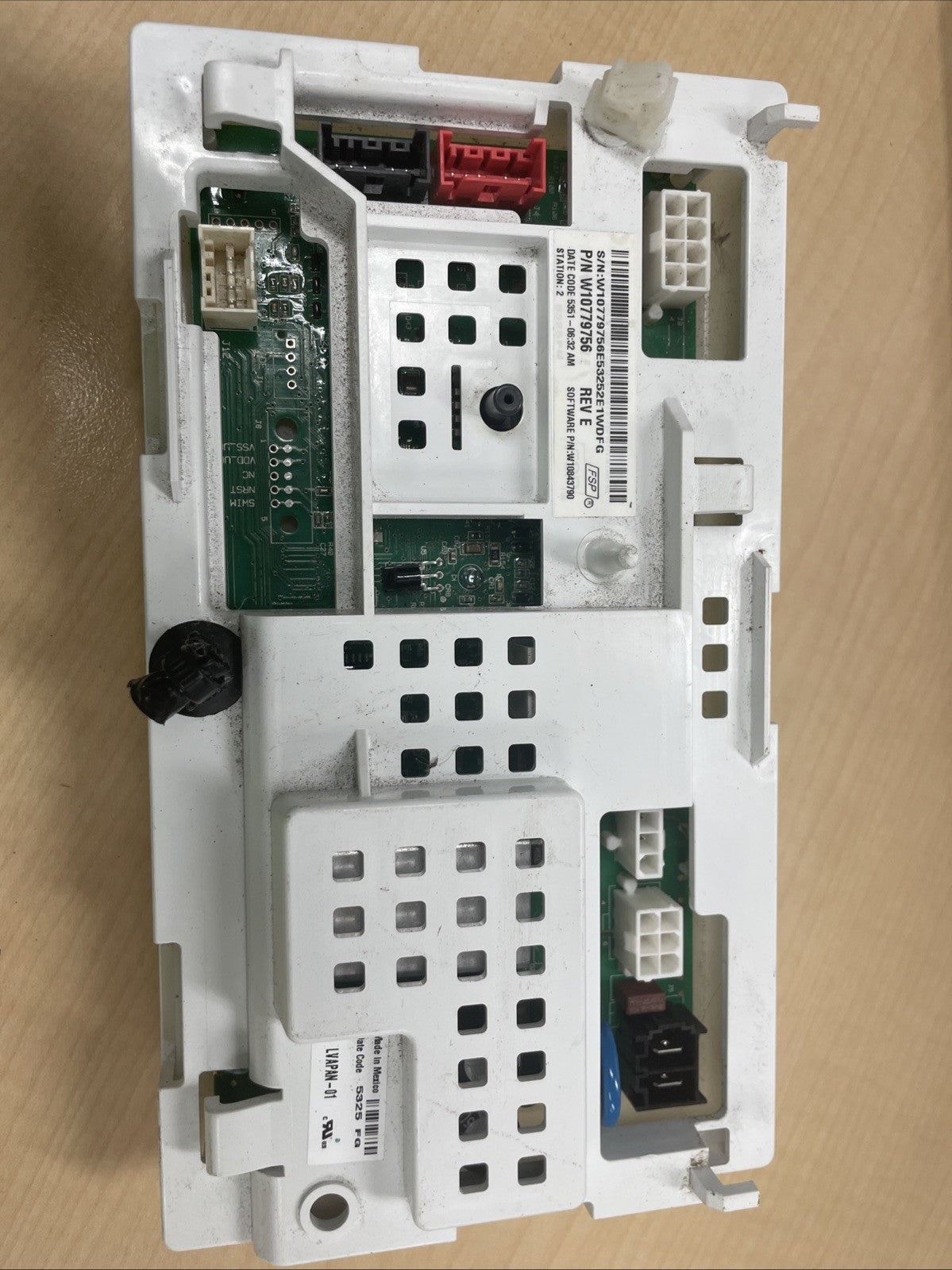 Whirlpool Washer Control Board W10779756 -BA14