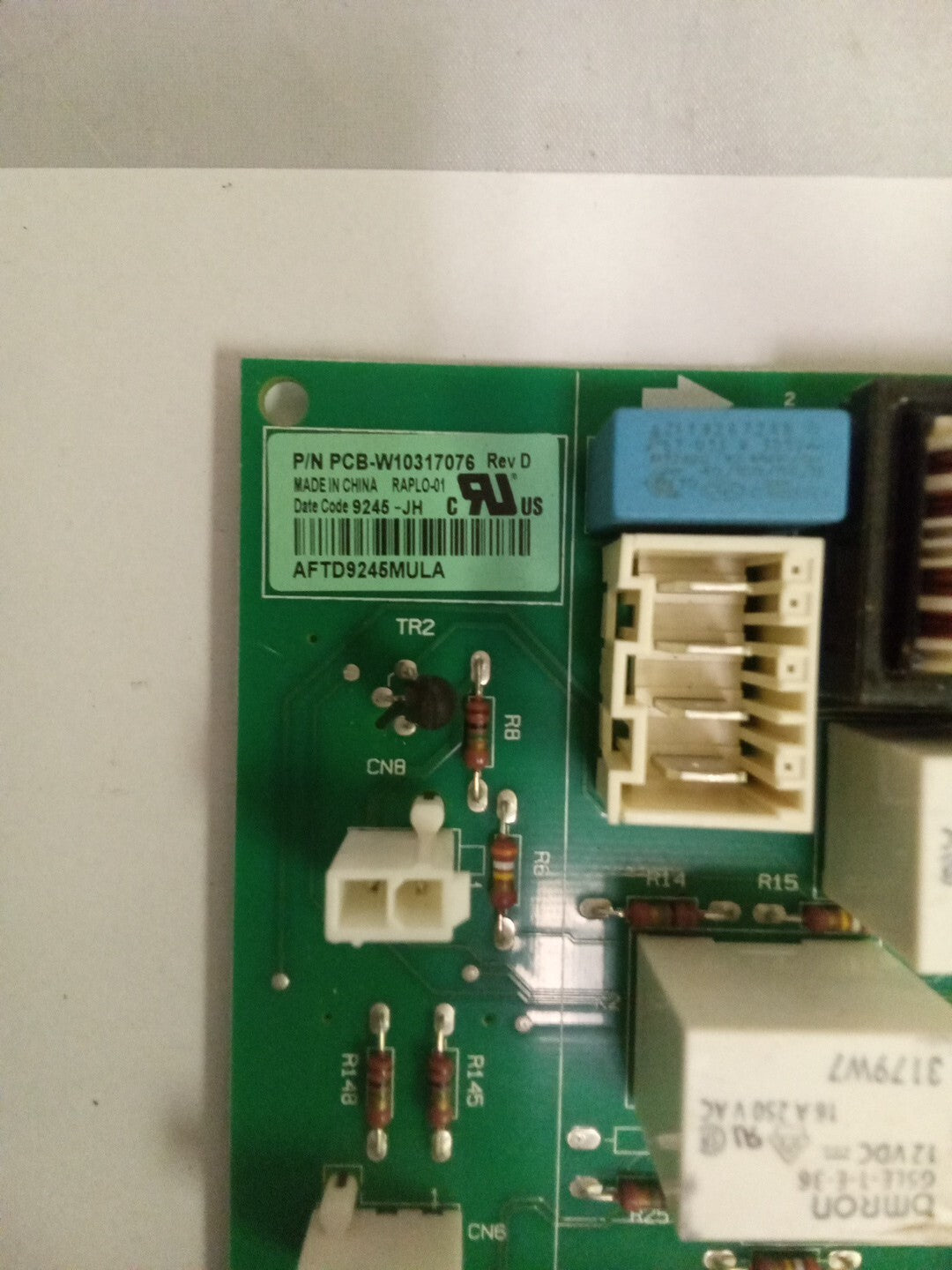Whirlpool Refrigerator Control Board W10317076  AK-717