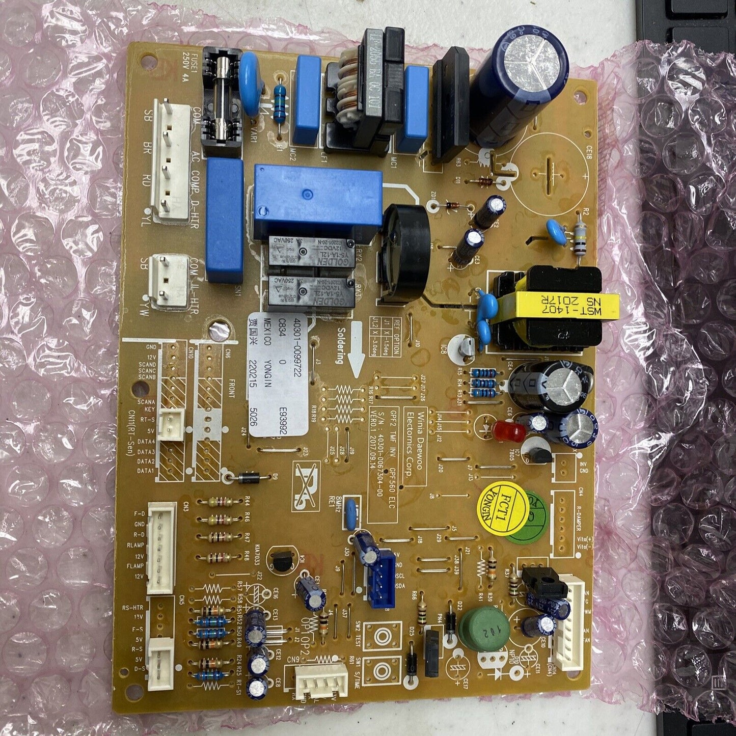 40301-0099722 Daewoo Kenmore Winia Refrigerator Electronic Control Board New RGE