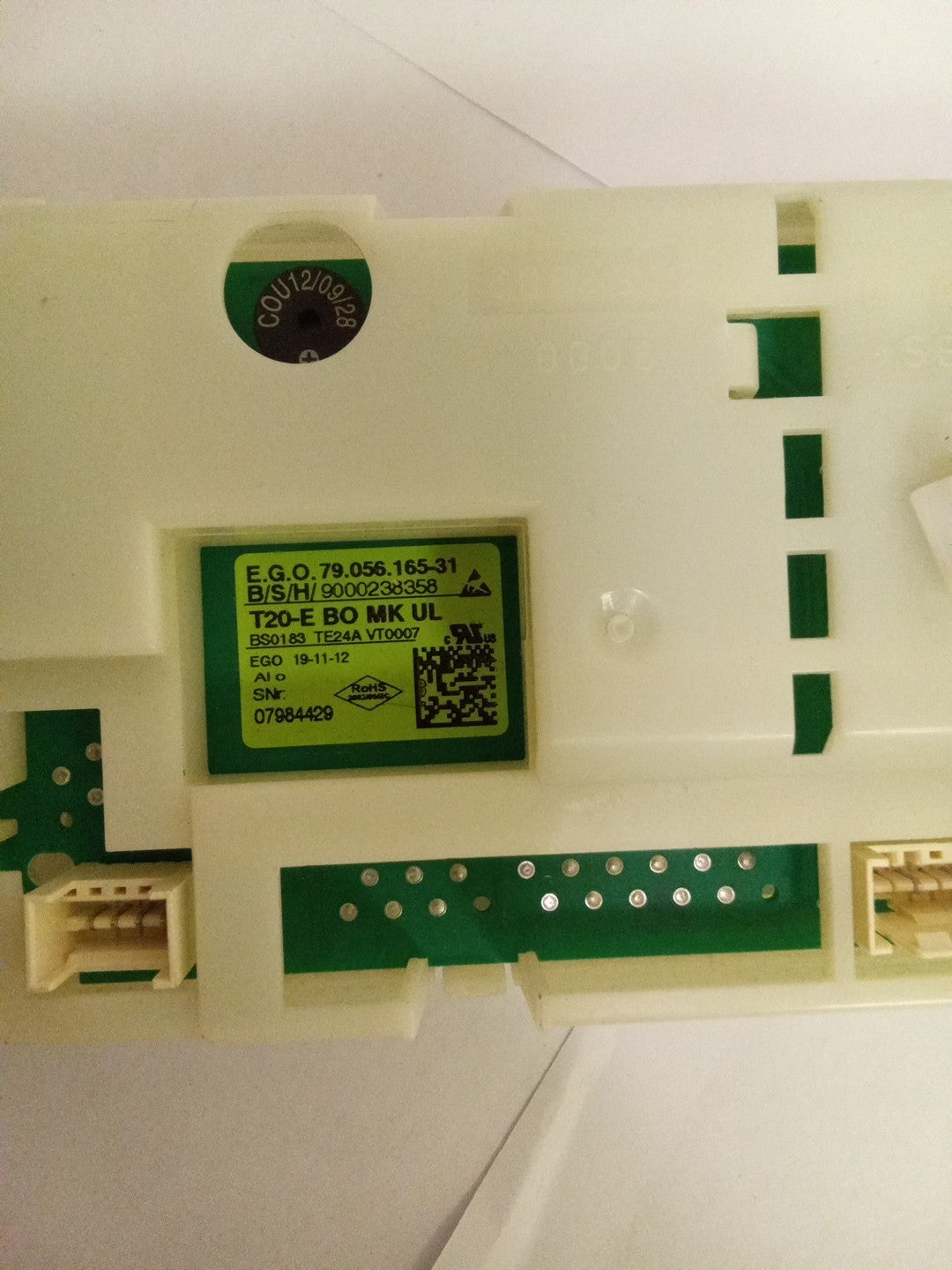 Bosch 9000238358 Dryer Control Board Panel AMK-687