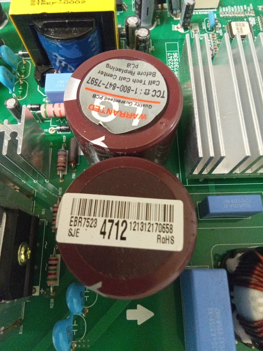 LG Refrigerator Control Board EBR75234712 AMK-187