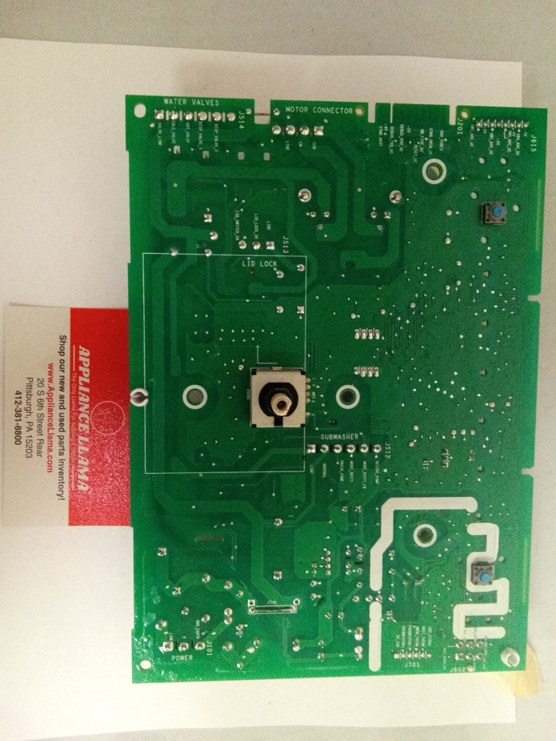 GE Washer Control Board 290D1914G001 AK-728