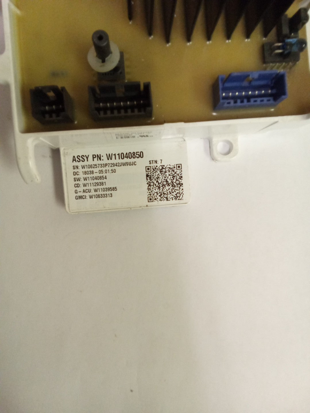 Whirlpool Washer Control Board W11040850 AMK-718