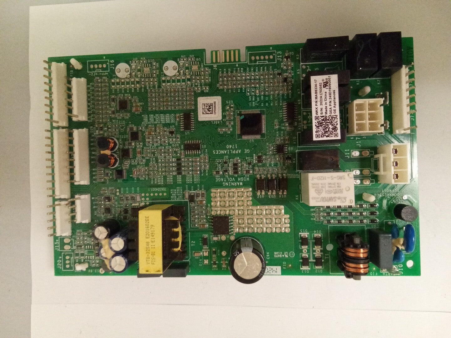 GE Refrigerator Control Board 245D1909G001 AK-808