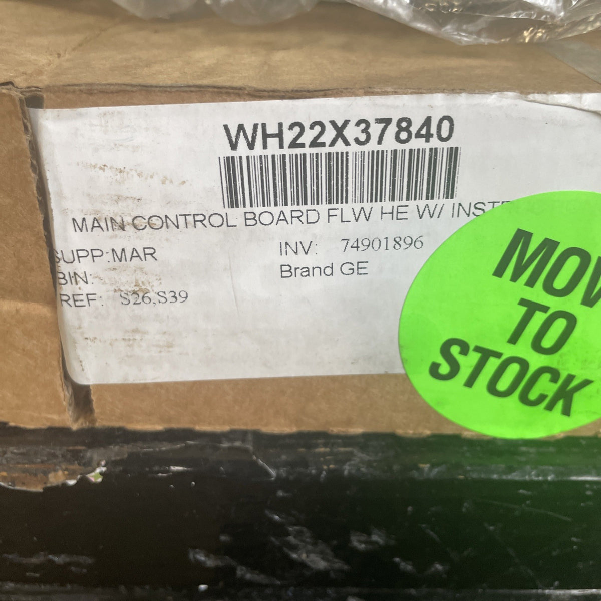 GE WH22X37840 Washer Main Control Board BA86