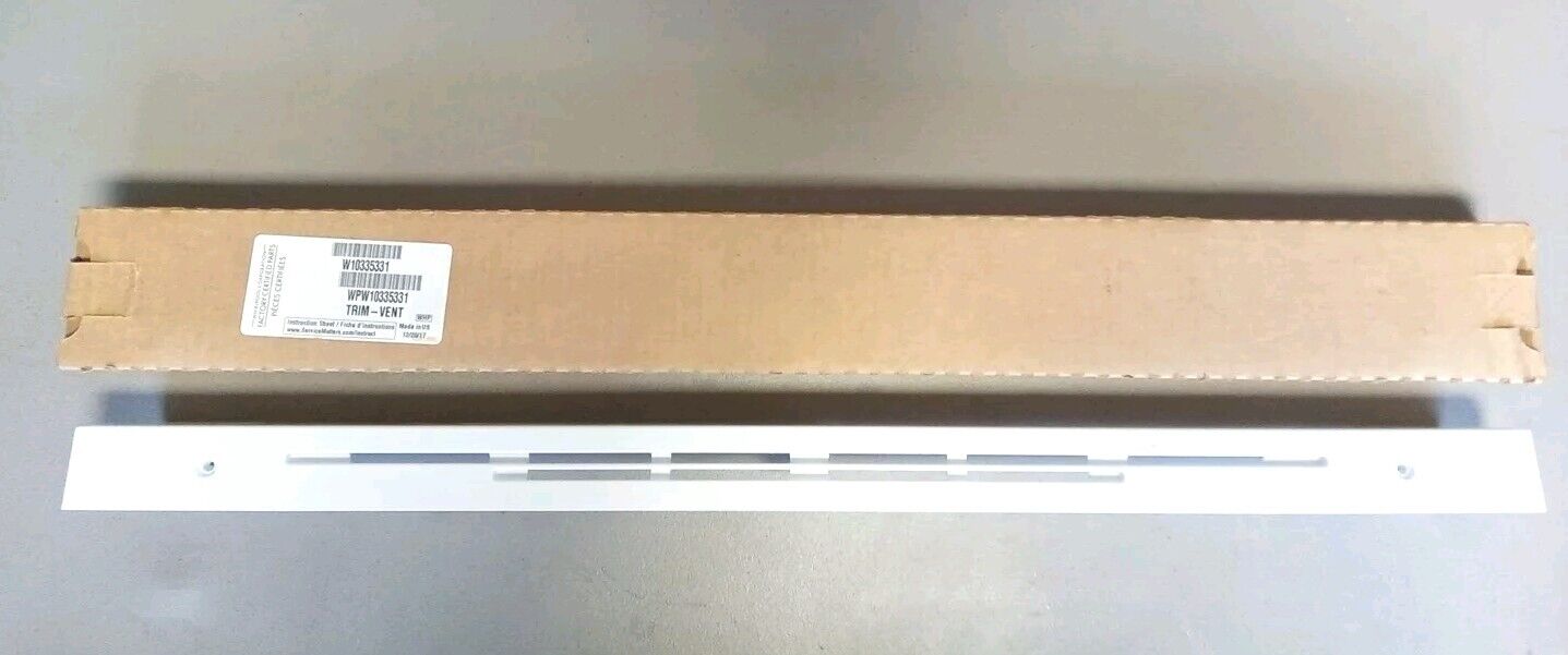 OEM Whirlpool WPW10335331 W10335331 Range Trim Vent White OV31