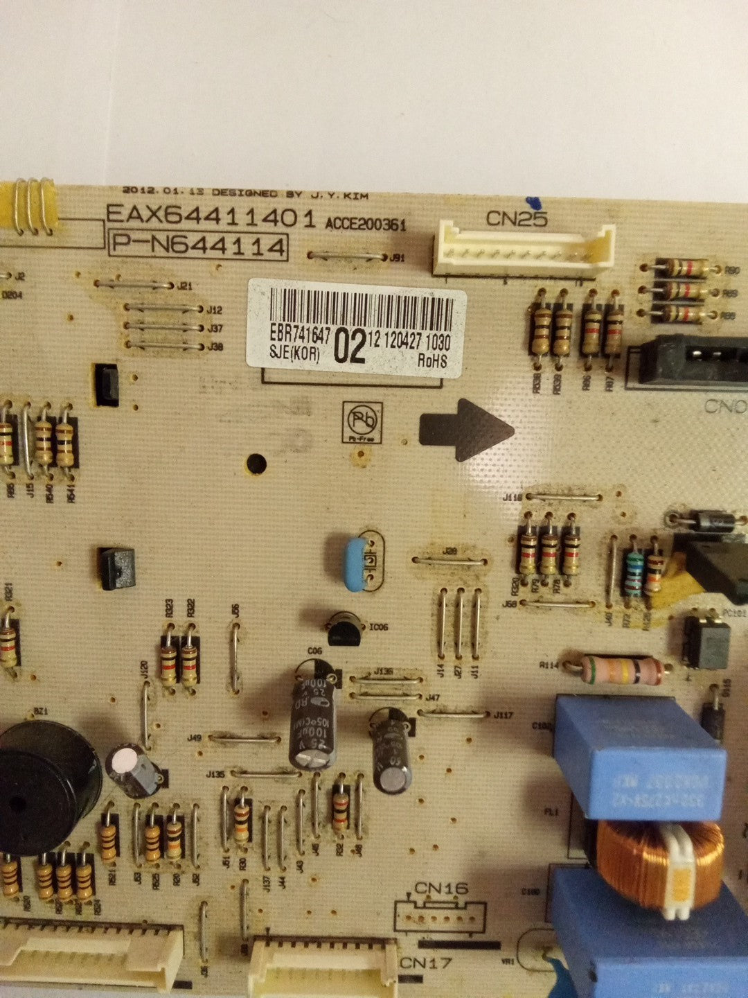 LG Range Control Board EBR73710102 AMK-703