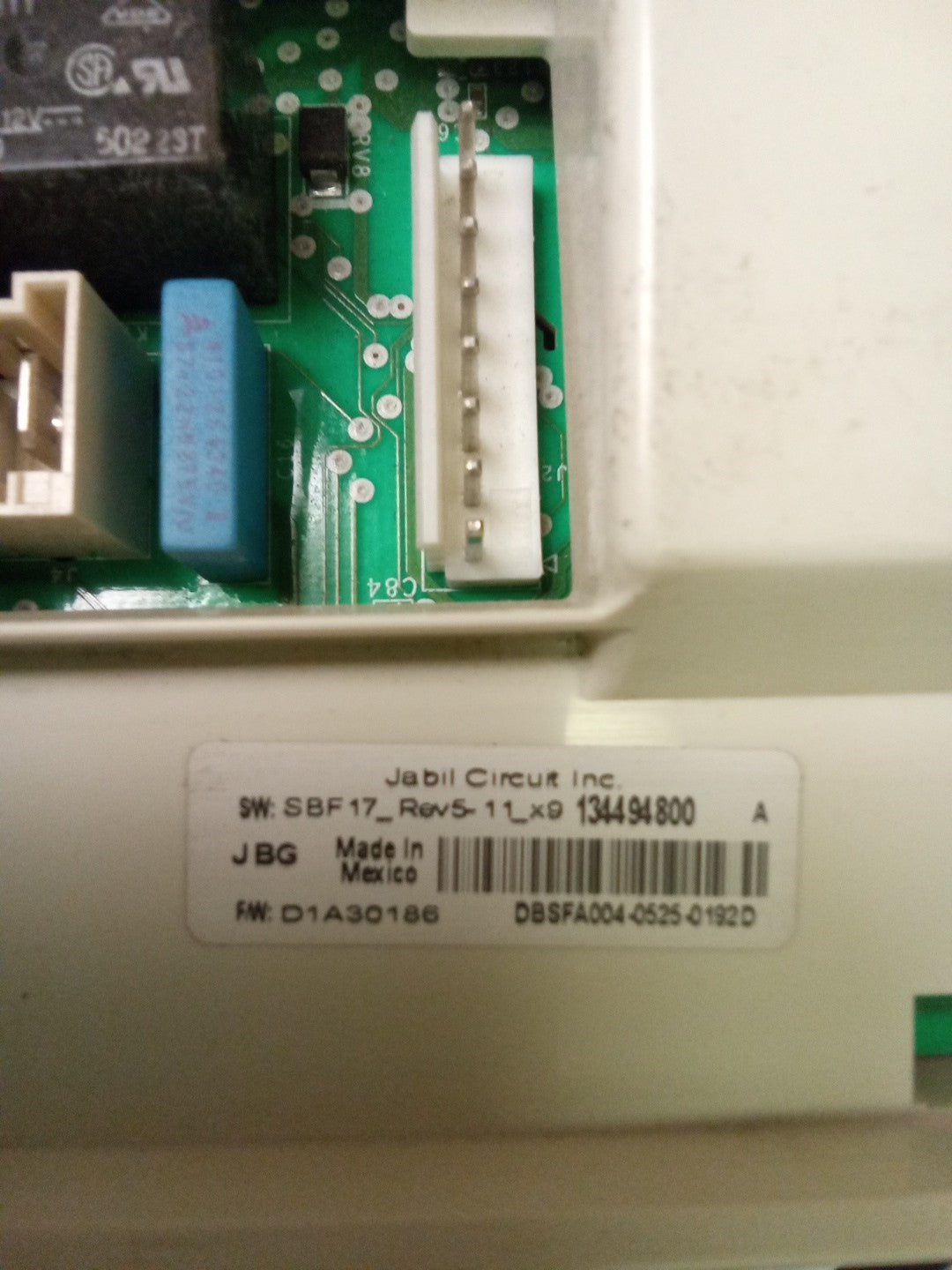 Frigidaire Dryer Main Control Board  134494800 AMK-383