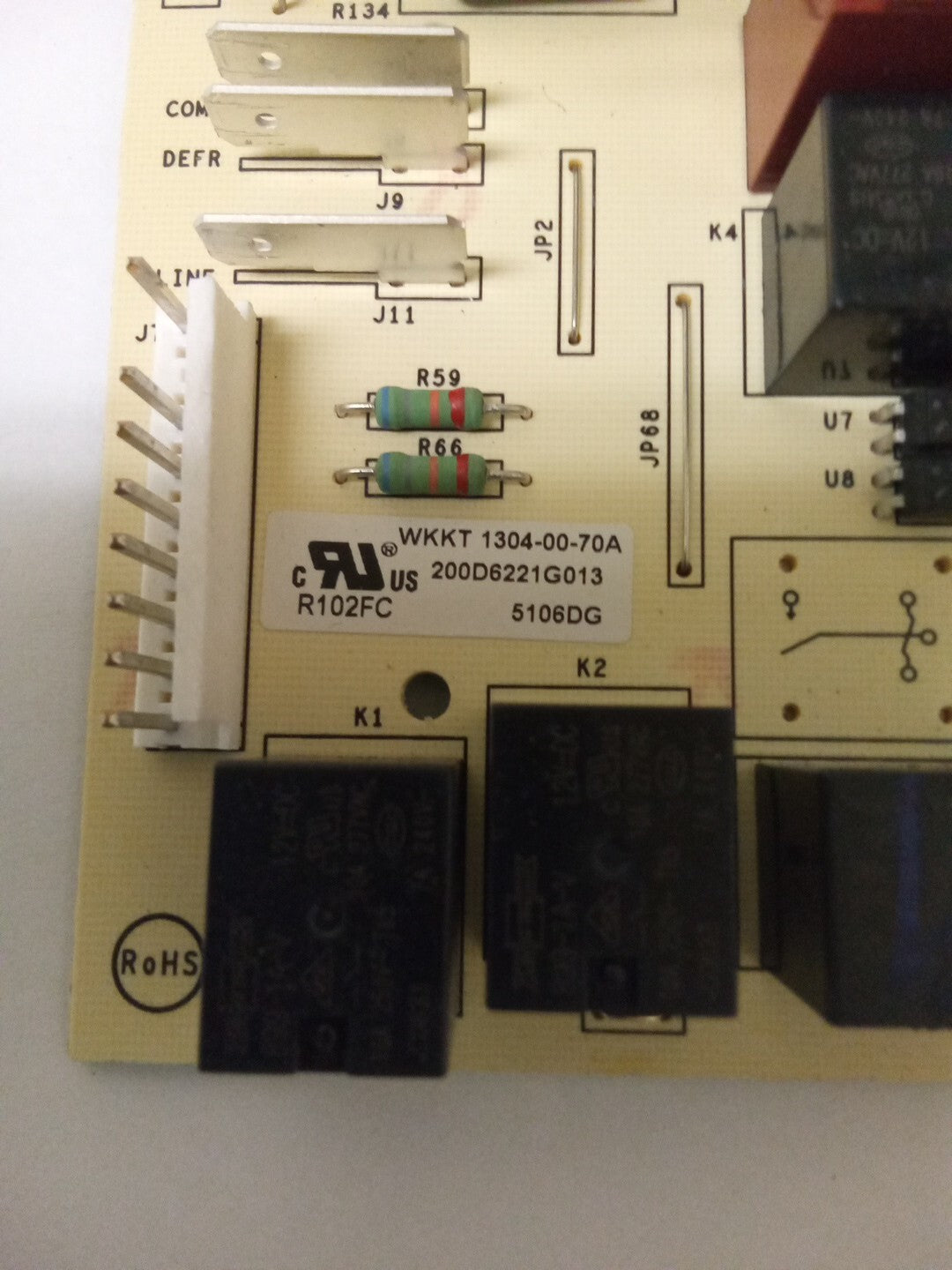 GE Refrigerator Control Board 200D6221G013  AK-781