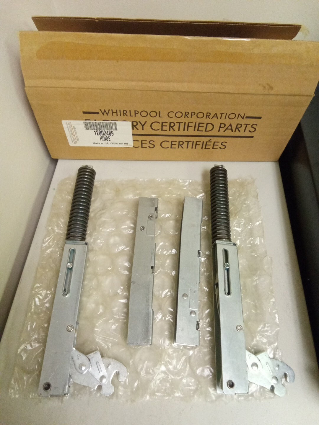 Whirlpool Range/Stove/Oven Door Hinge 12002489 AK-24