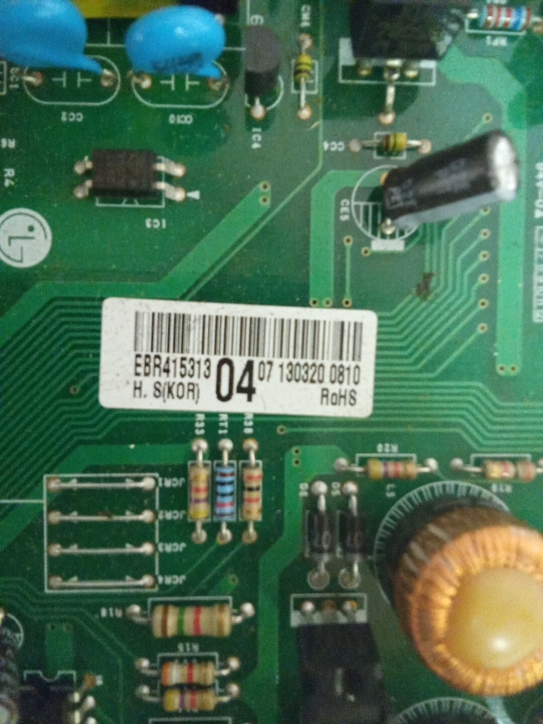 LG Refrigerator Control Board  EBR41531304 AMK-212