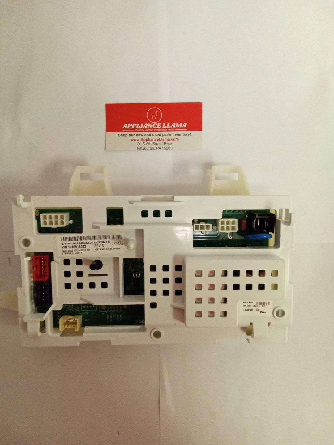 Whirlpool Washer Control Board W10916483 AMK-741