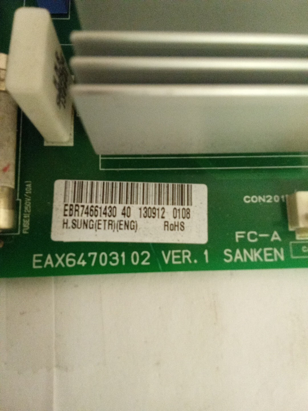 LG Refrigerator Control Board EBR74661430 AMK-201