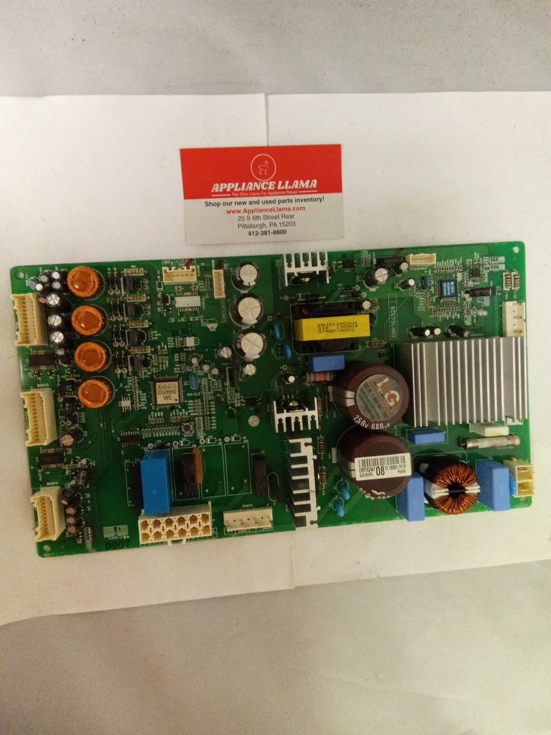 LG Refrigerator Control Board - Part Number EBR75234708 AMK-626