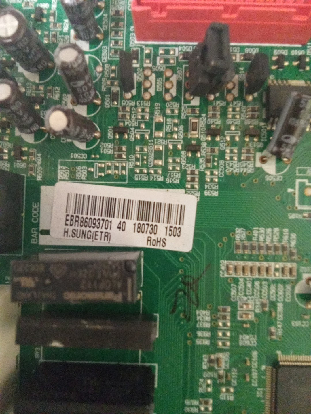 LG Refrigerator Control Board - Part Number EBR86093701 AMK-529