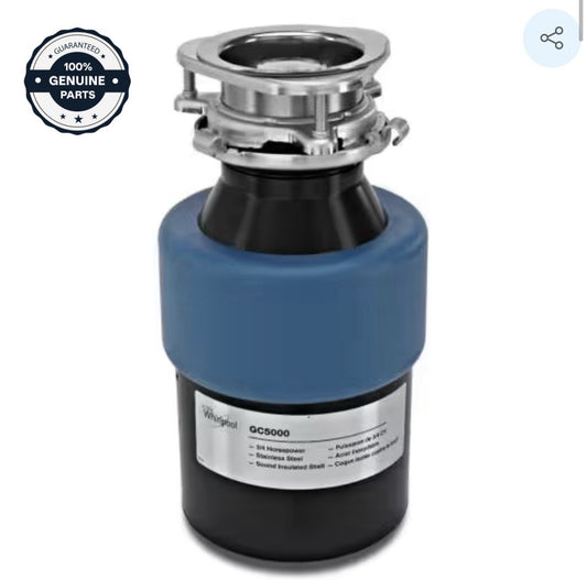 88174303 WHIRLPOOL  3/4 Horsepower Garbage Disposal NEW