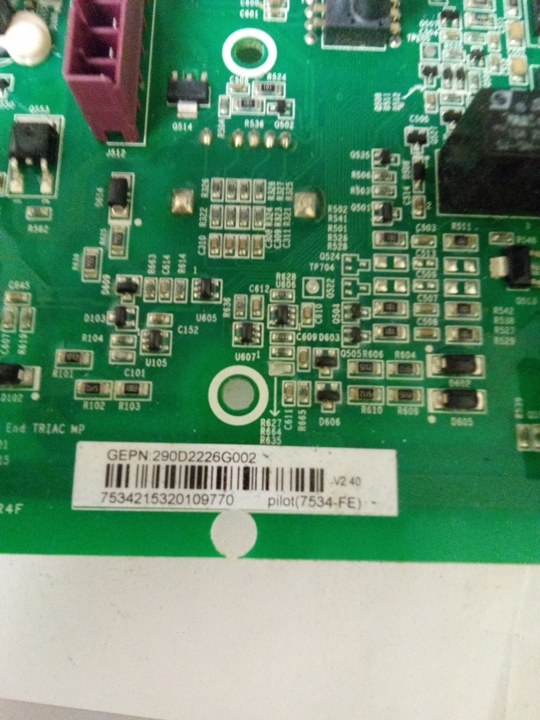 GE Washer Control Board 290D2226G002 AMK-326