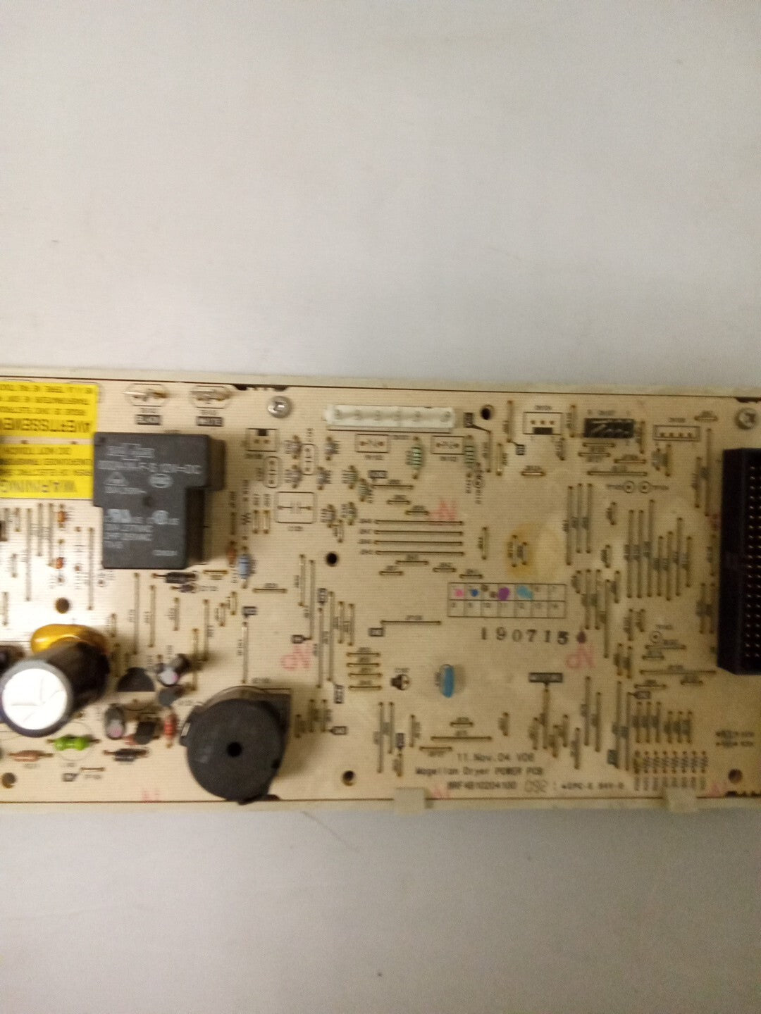 212D1201P001 GE Dryer Main Control Board AK-343