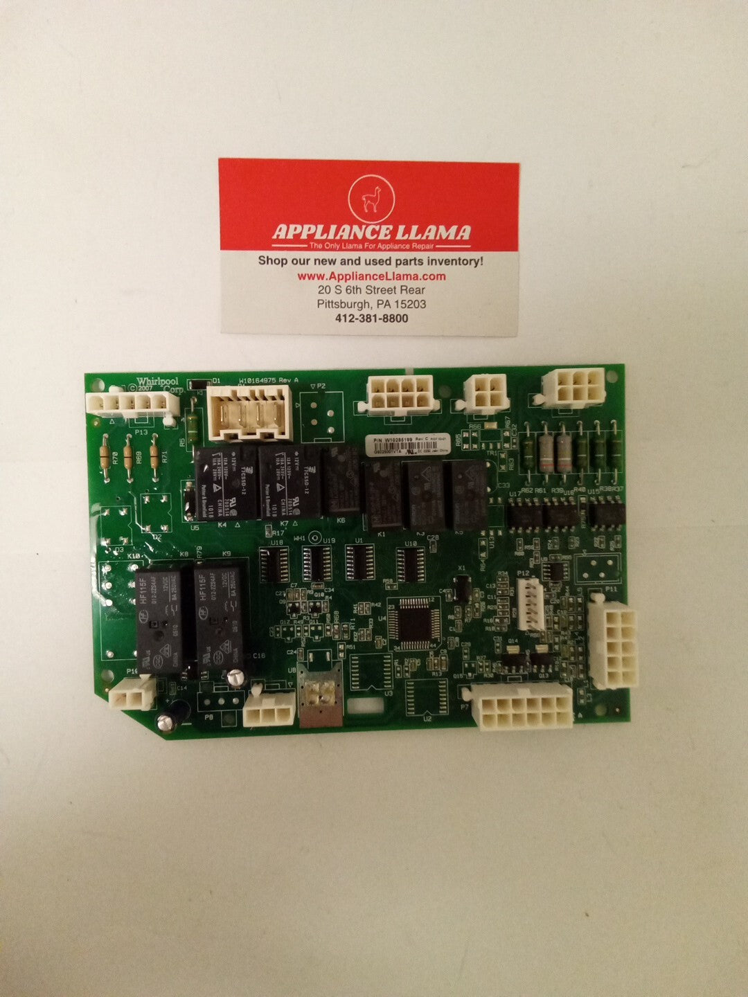 Whirlpool Refrigerator Control Board W10285199 AK-813